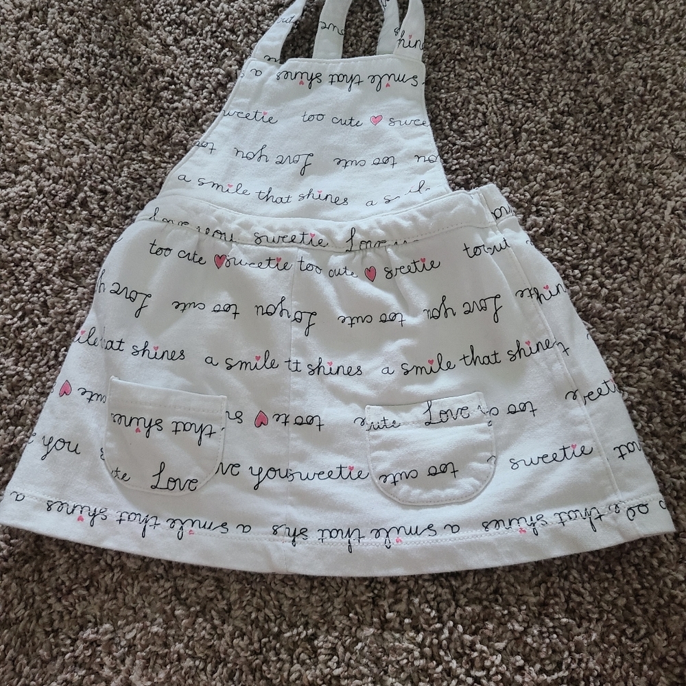 18m carter's dress/overall dress